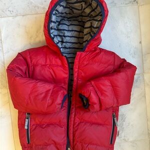 Hanna Andersson reversible boys down jacket
